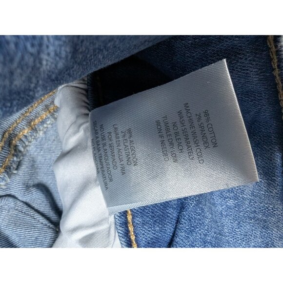 C'est Toi High Rise Jeans Womens Size 11 29 Light Wash Distressed Modern - Picture 4 of 11